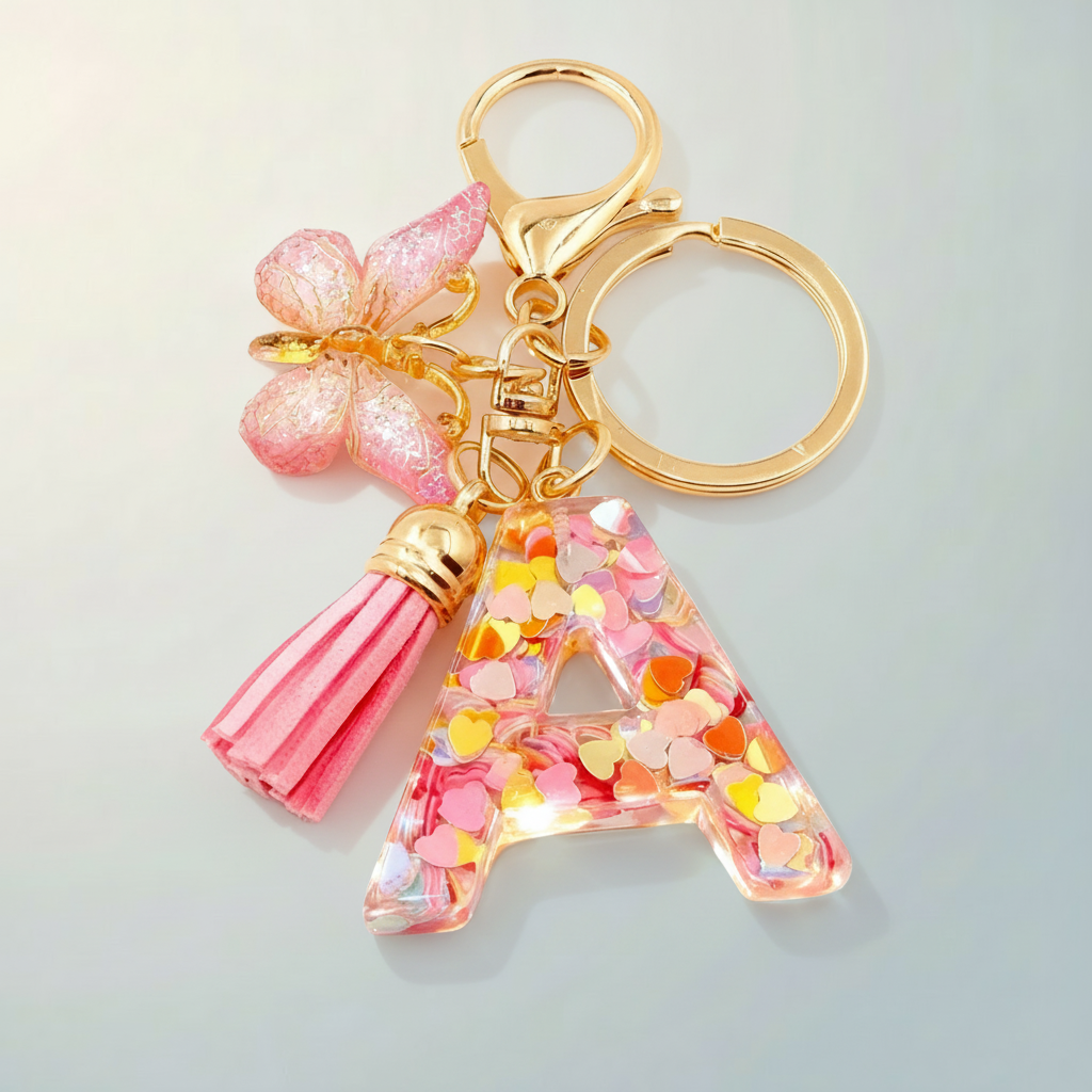 Alphabet Bag Charm – Clip-On Initials & Letters