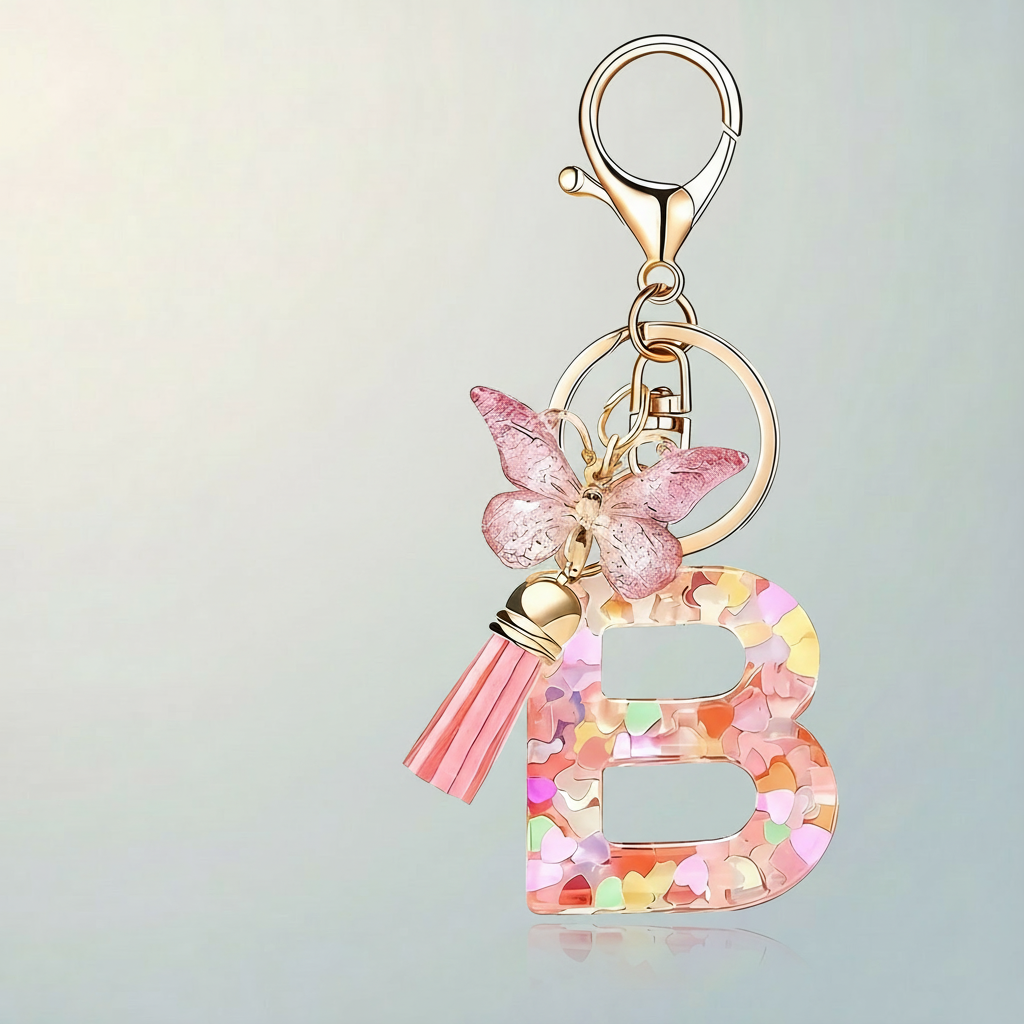 Alphabet Bag Charm – Clip-On Initials & Letters