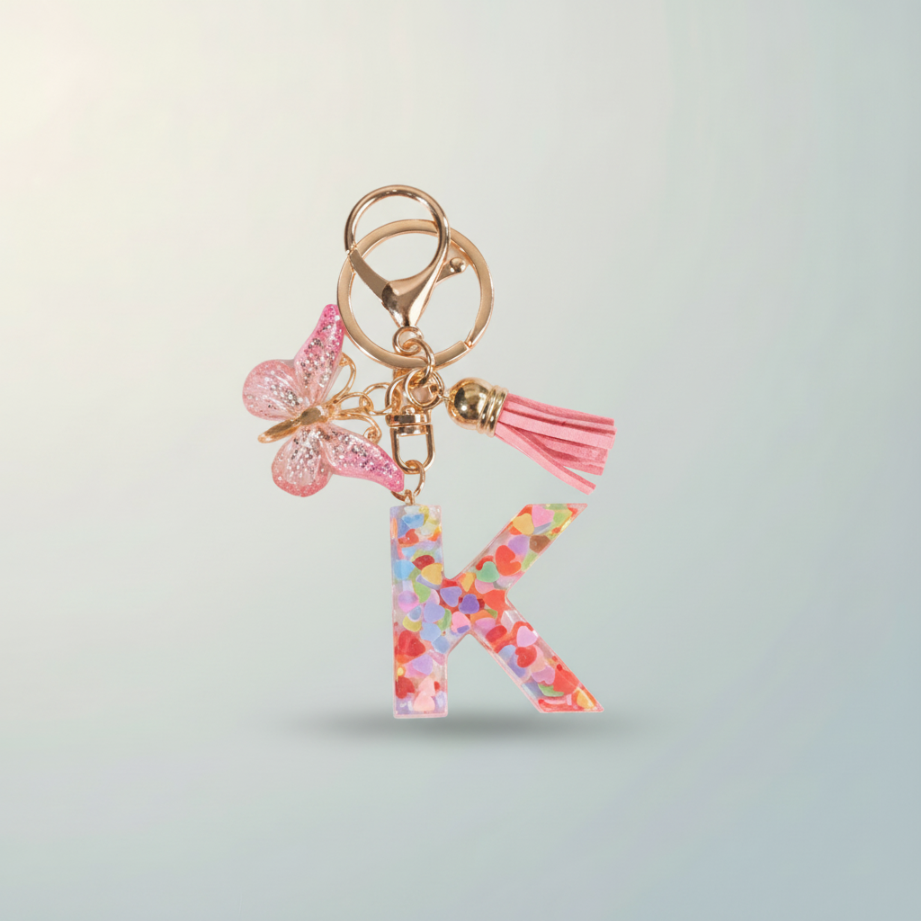 Alphabet Bag Charm – Clip-On Initials & Letters