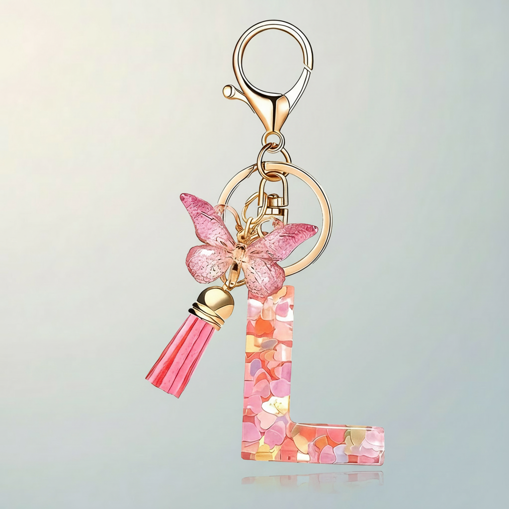 Alphabet Bag Charm – Clip-On Initials & Letters