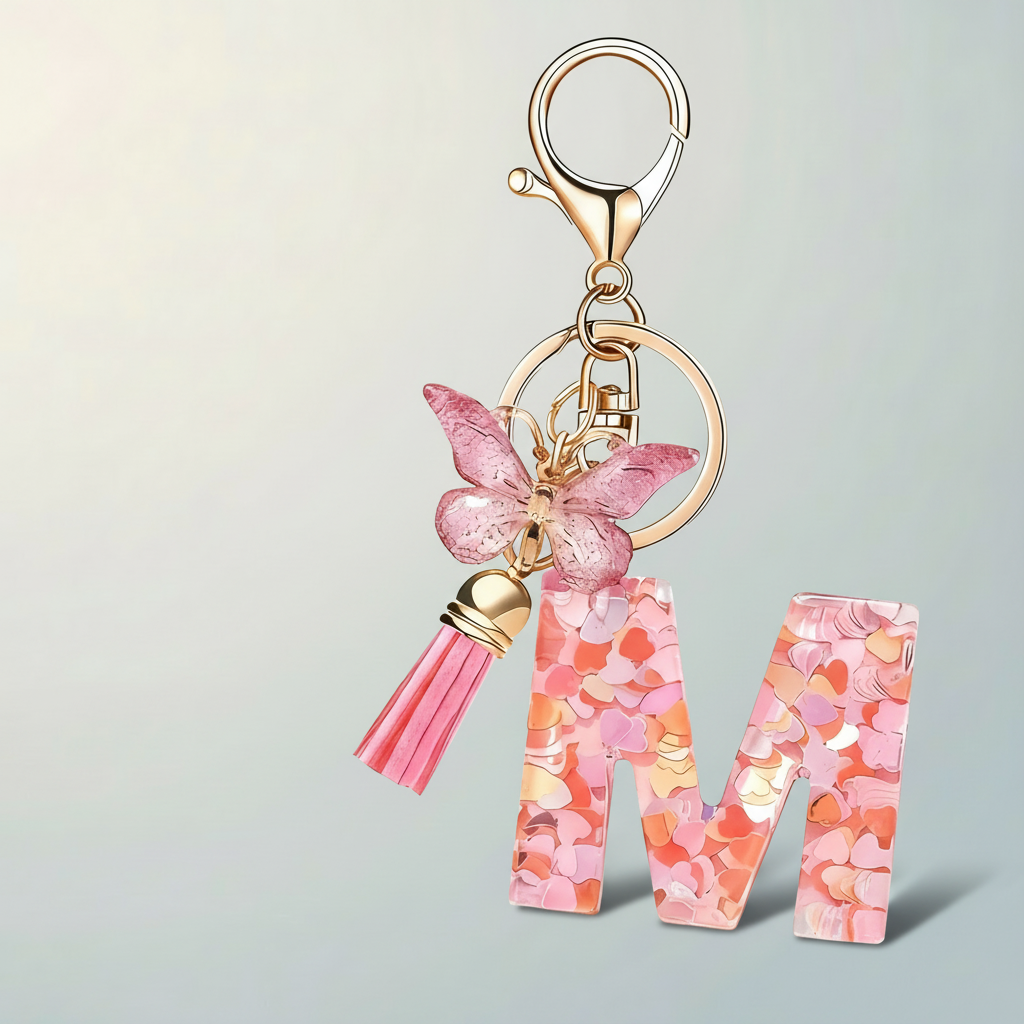 Alphabet Bag Charm – Clip-On Initials & Letters