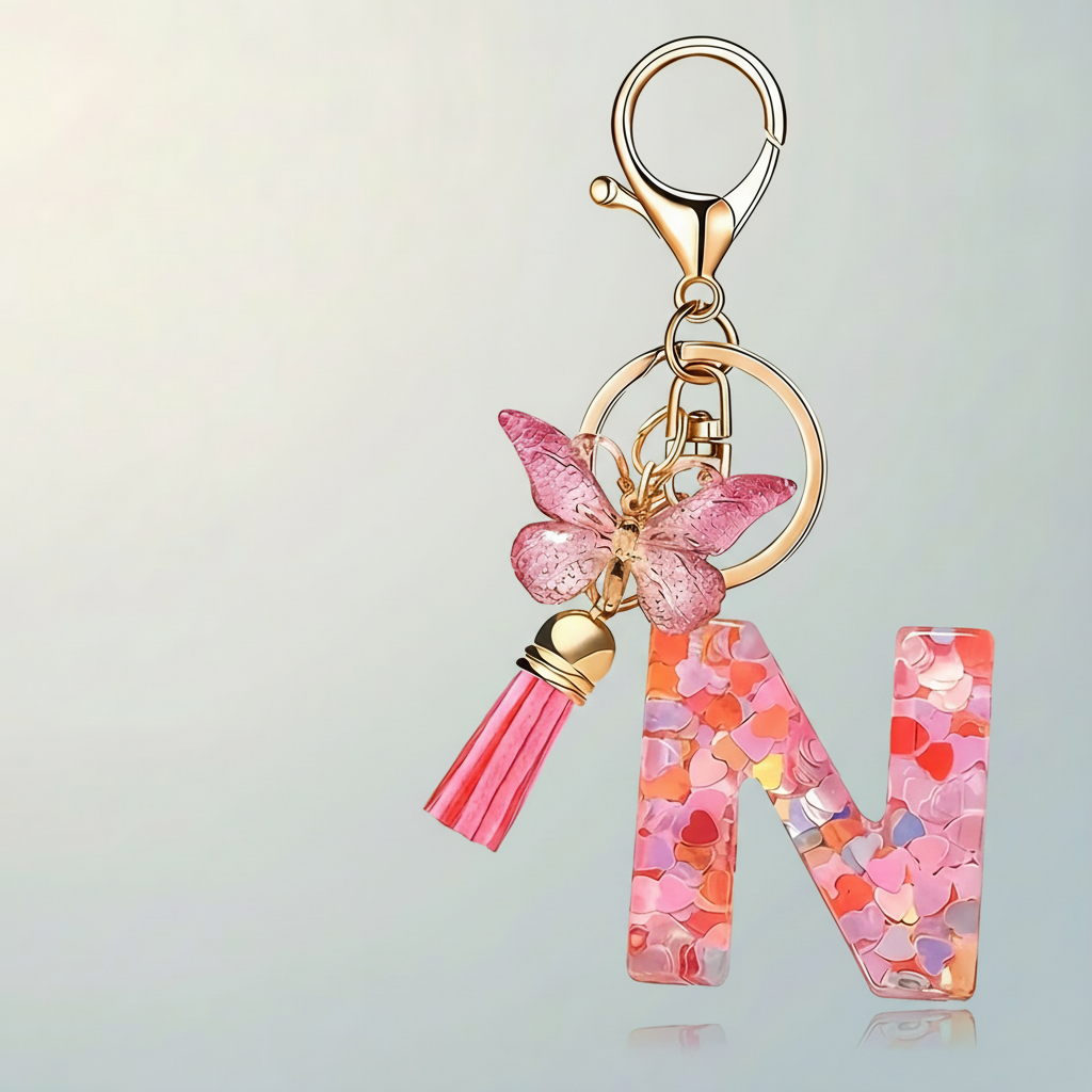 Alphabet Bag Charm – Clip-On Initials & Letters