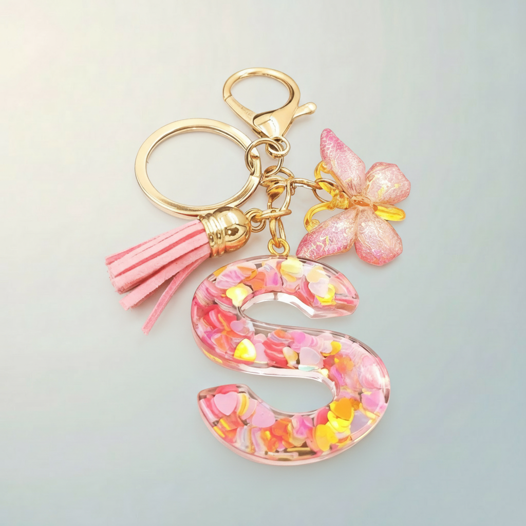Alphabet Bag Charm – Clip-On Initials & Letters