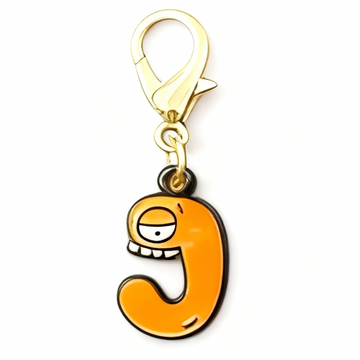 Alphabet Bag Charm – Colorful Initial Clip-On for Kids’ Bags