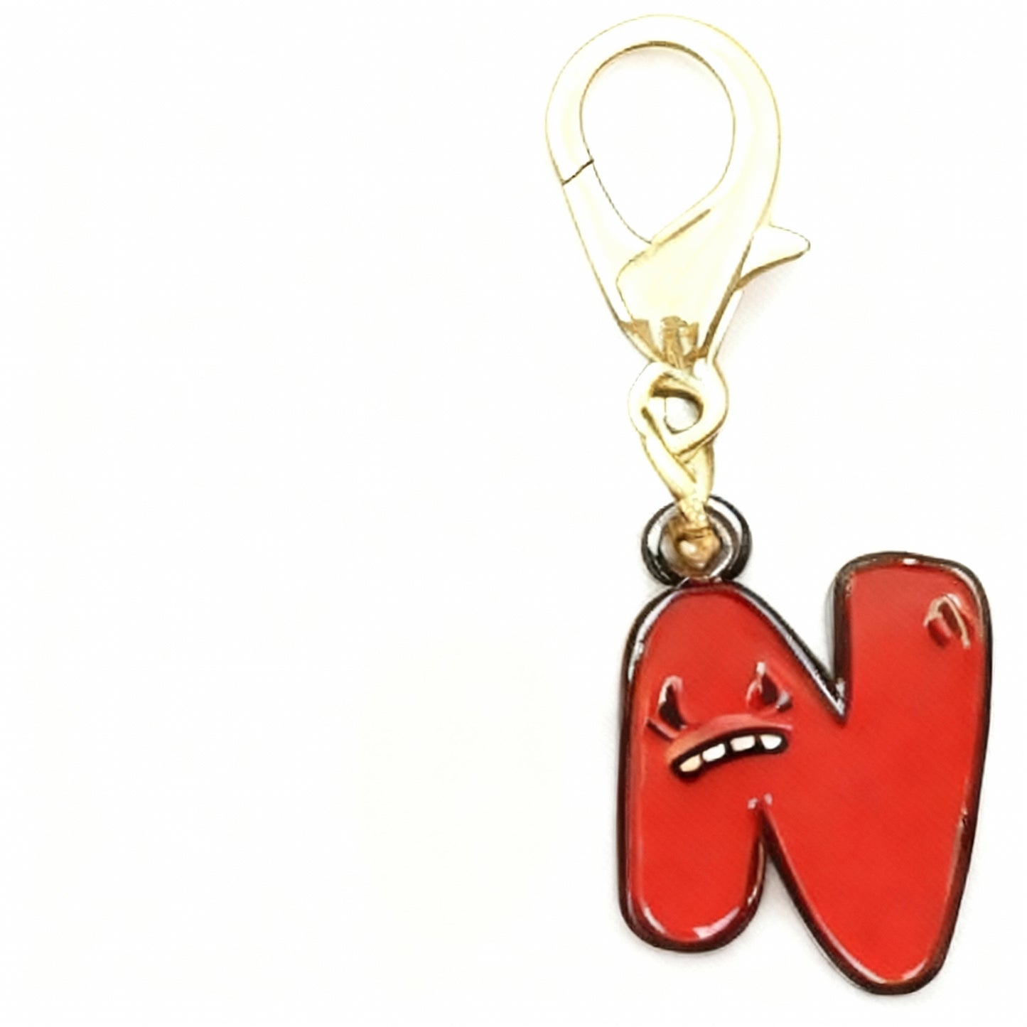 Alphabet Bag Charm – Colorful Initial Clip-On for Kids’ Bags
