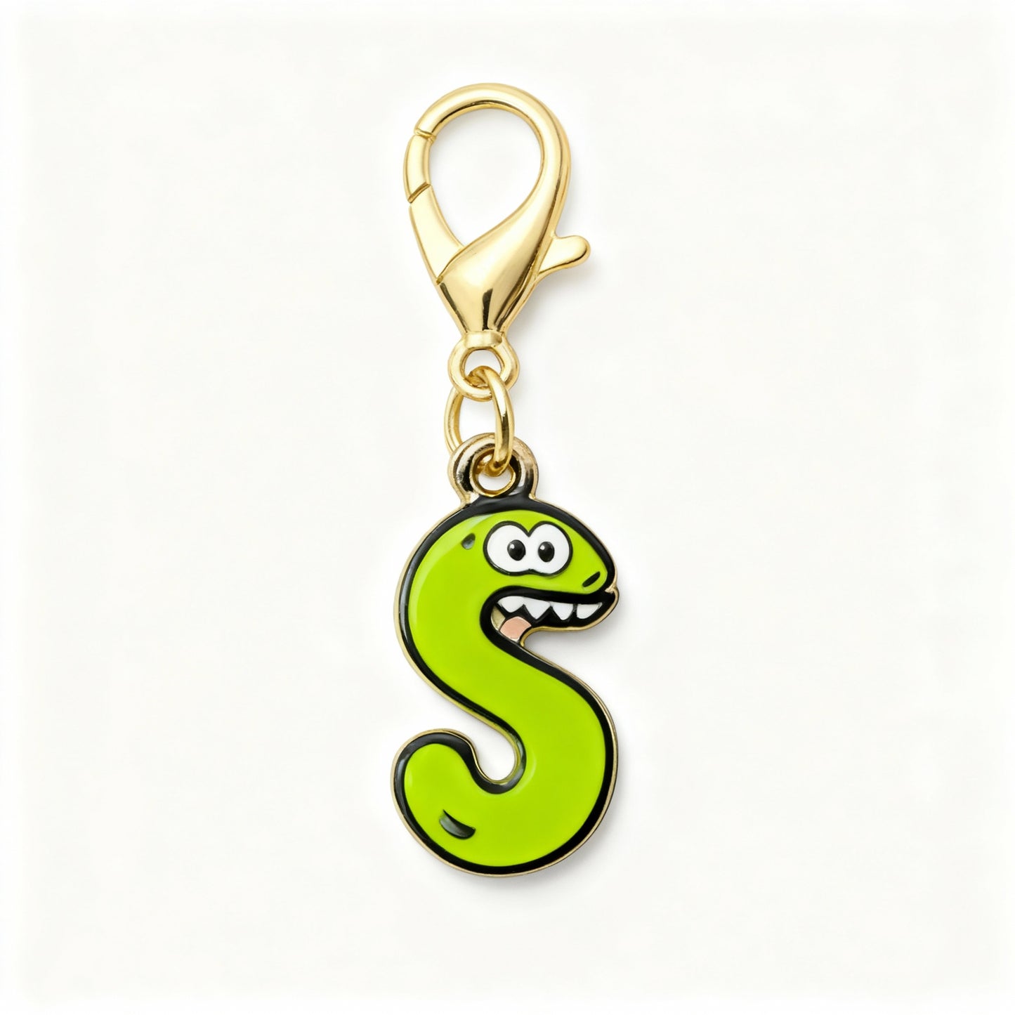 Alphabet Bag Charm – Colorful Initial Clip-On for Kids’ Bags