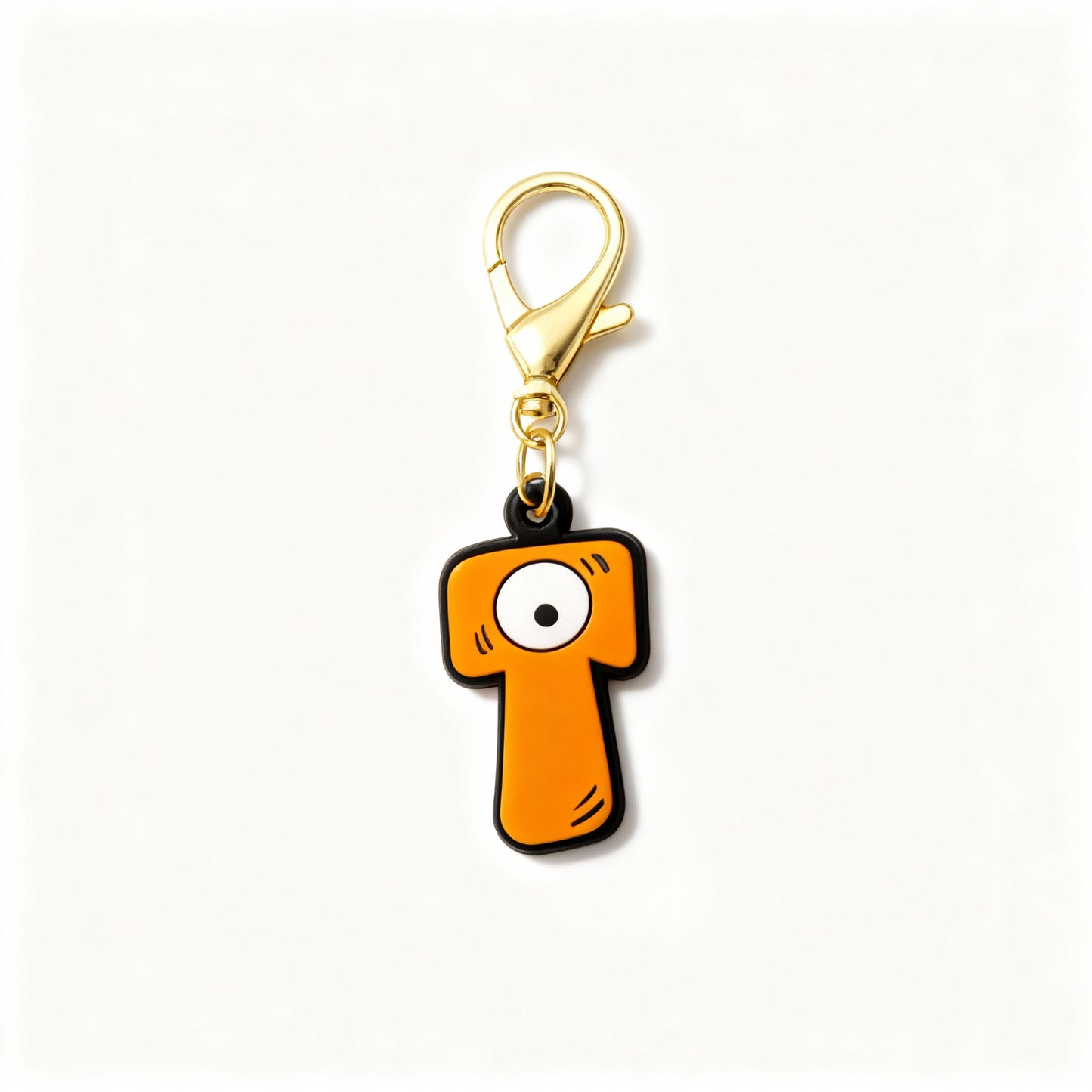 Alphabet Bag Charm – Colorful Initial Clip-On for Kids’ Bags