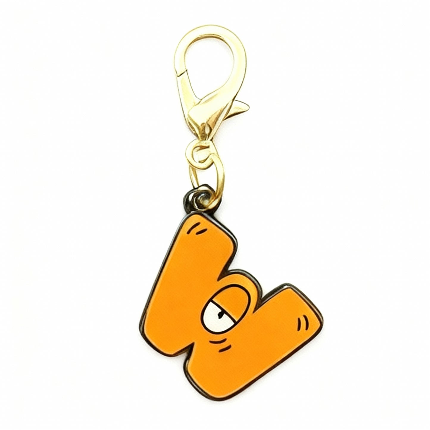 Alphabet Bag Charm – Colorful Initial Clip-On for Kids’ Bags