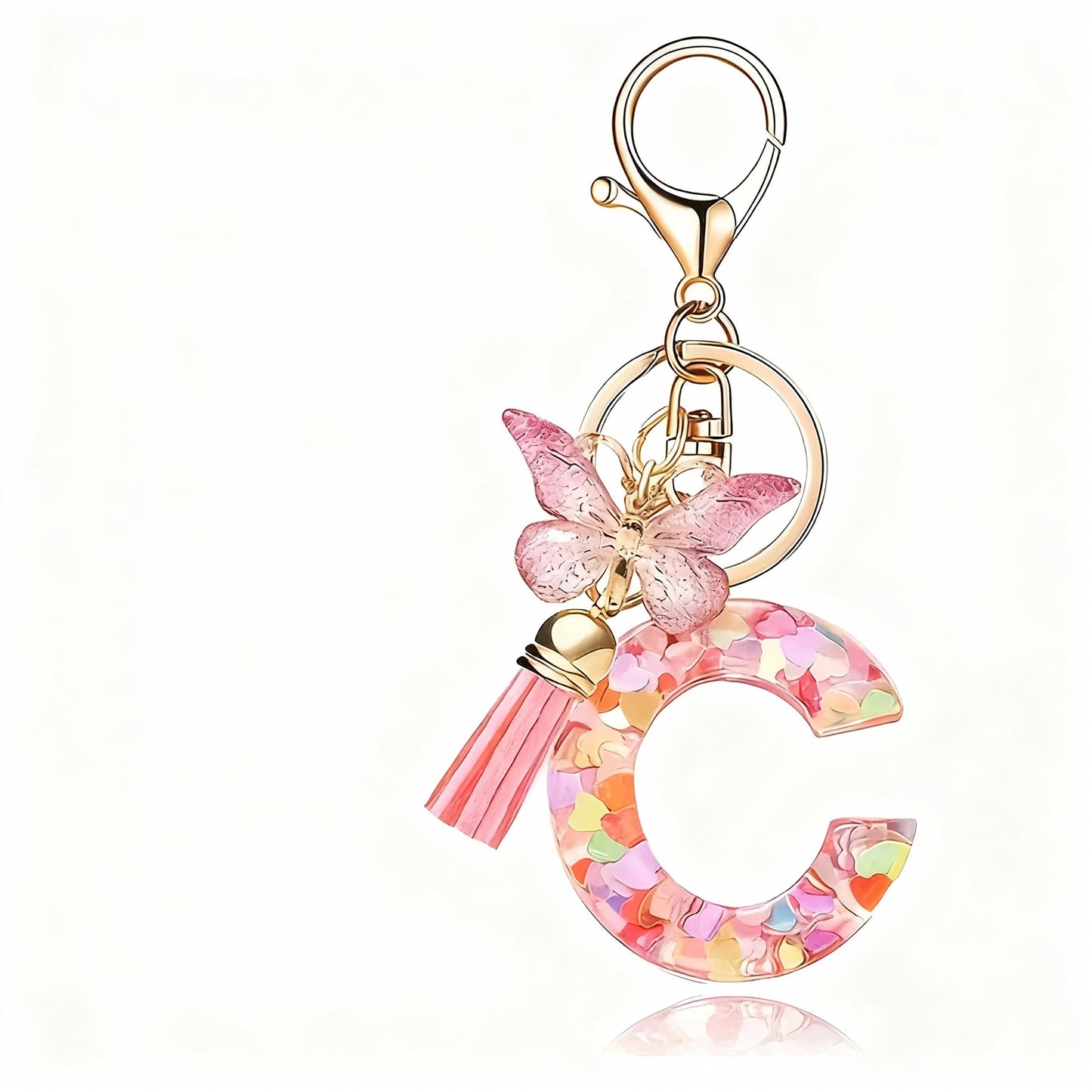 Alphabet Initial Bag Charm – Personalized Clip-On for Kids’ Bags