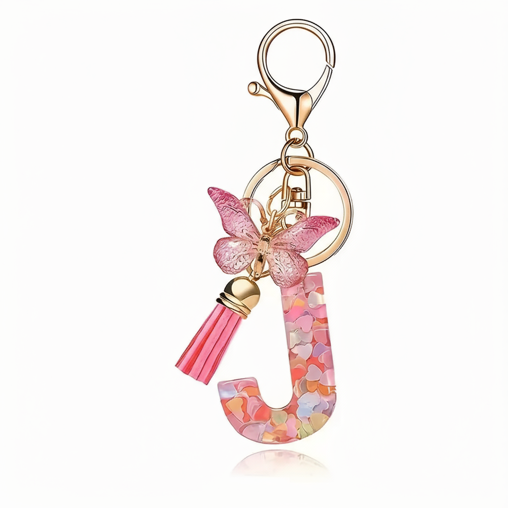 Alphabet Initial Bag Charm – Personalized Clip-On for Kids’ Bags