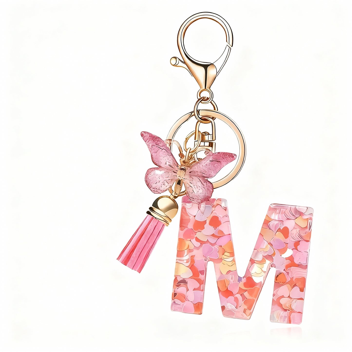 Alphabet Initial Bag Charm – Personalized Clip-On for Kids’ Bags