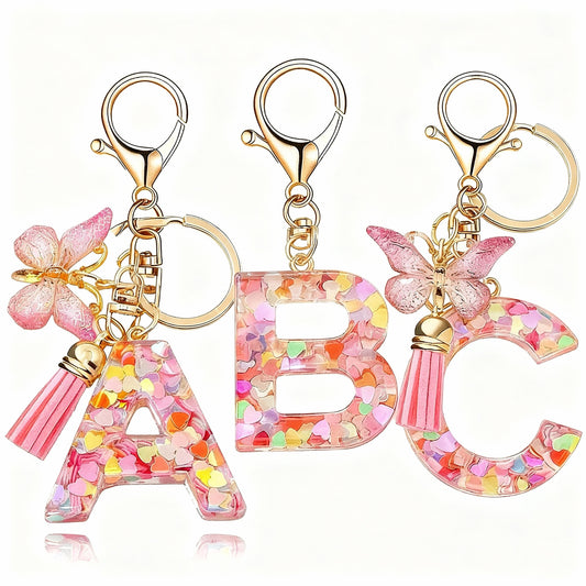 Alphabet Initial Bag Charm – Personalized Clip-On for Kids’ Bags