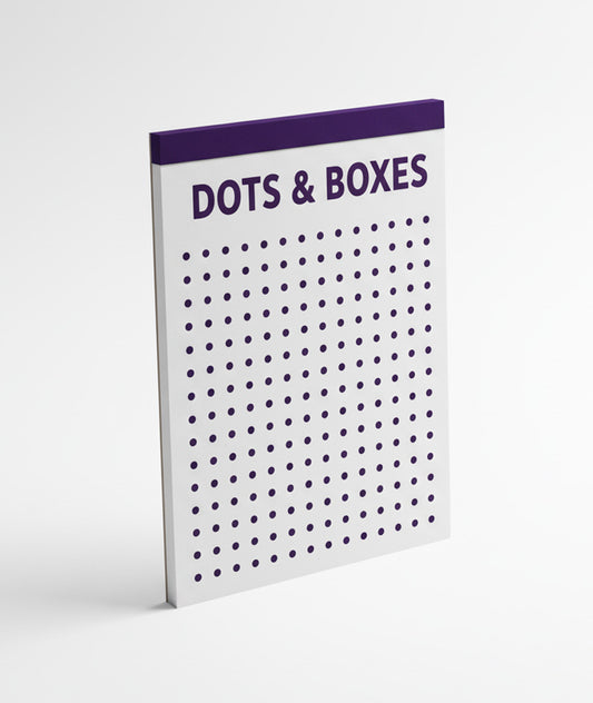 Dots & Boxes Travel Game Pad – 50 Tear-Off Sheets