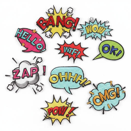 Self-Adhesive Embroidered Patches – Pack of 3 Random Designs