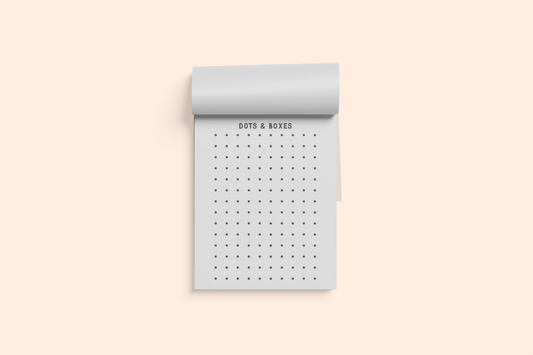 Dots & Boxes Game Pad – The Classic Time-Killer