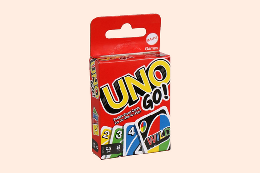 Mini UNO Go! Card Deck – Travel-Sized Mayhem