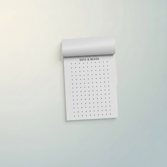 Dots & Boxes Travel Game Pad