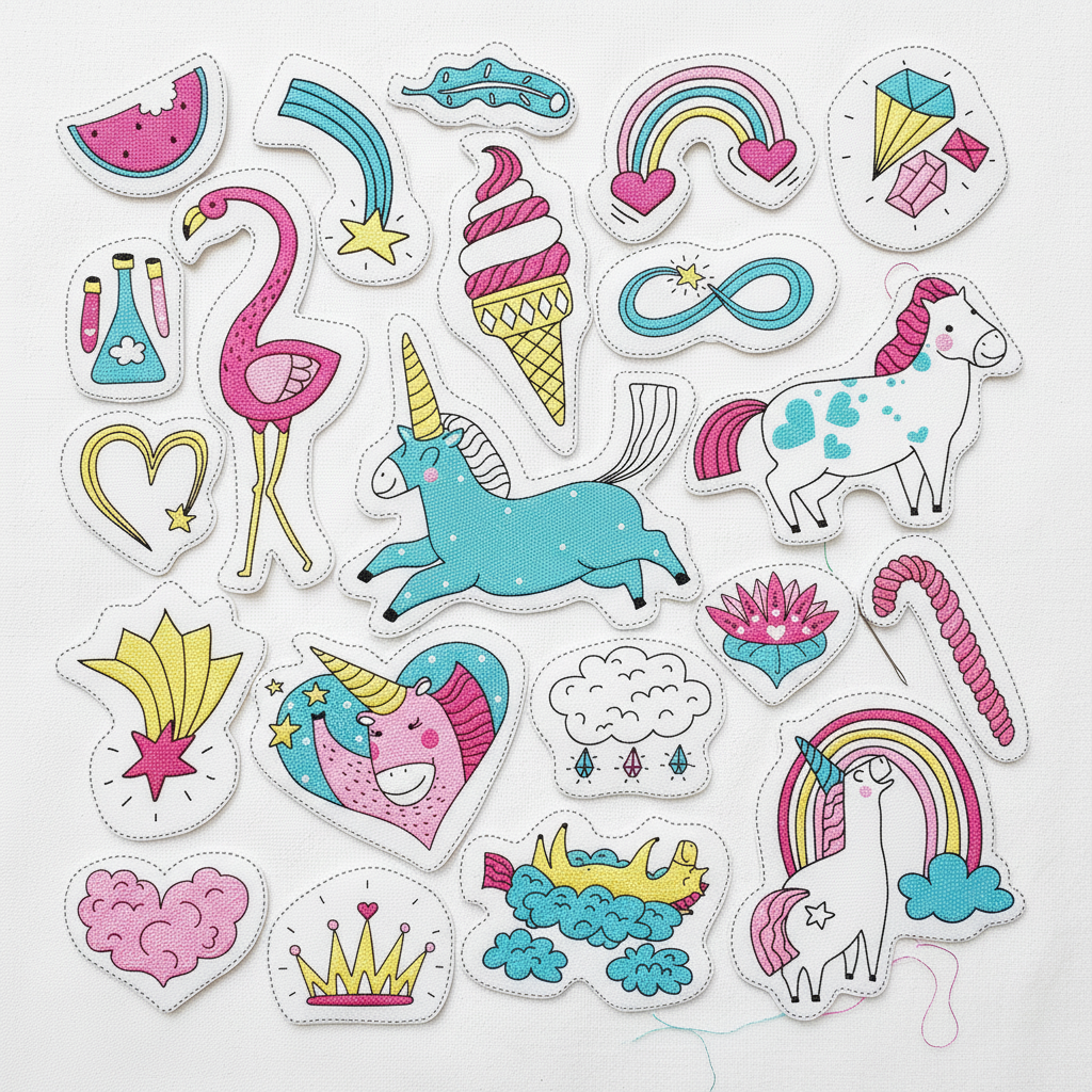Embroidered Patches - 3 pack